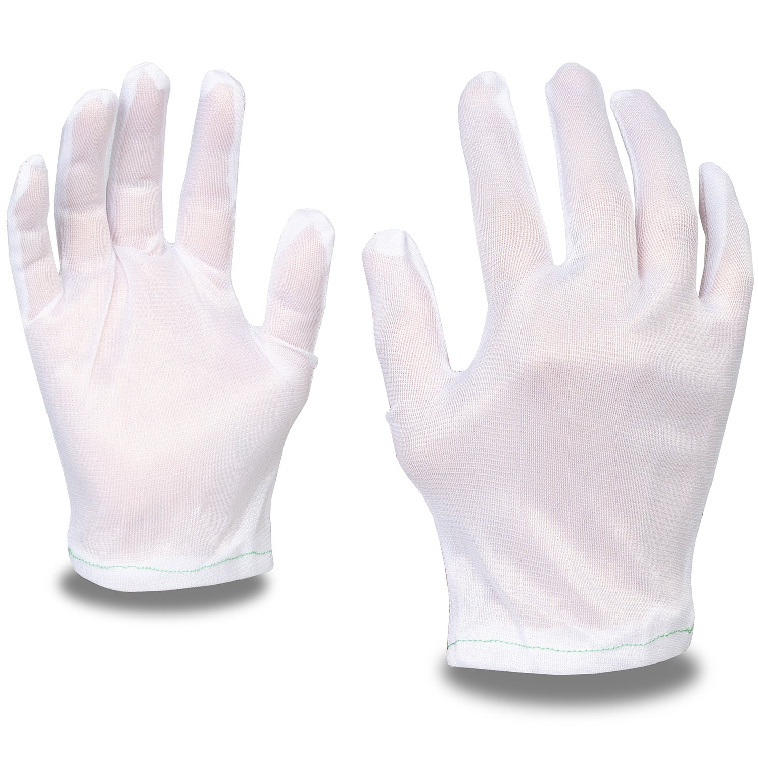 12 Pairs - Nylon 2 Piece Inspector Gloves