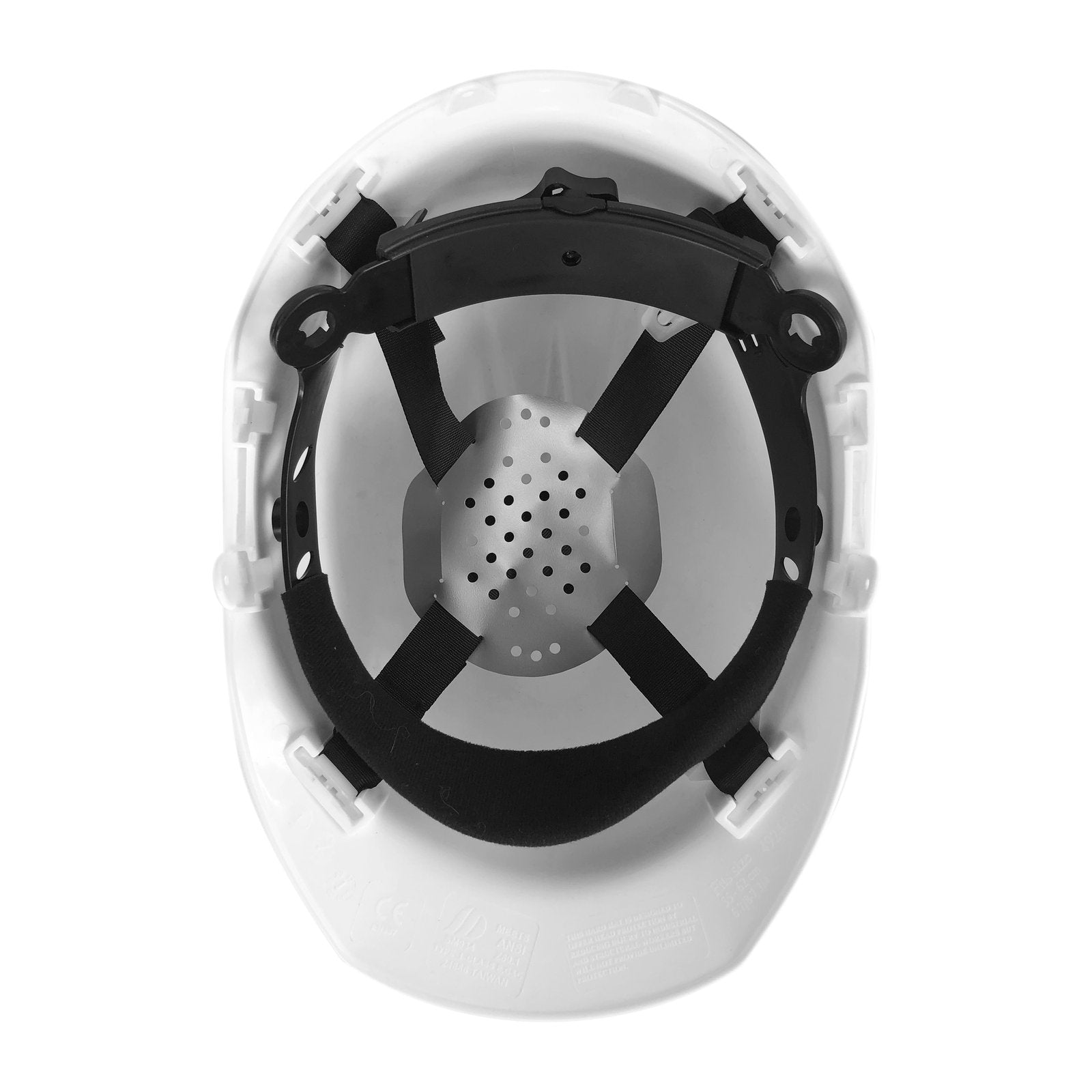 White Cap Style Vented Hard Hat