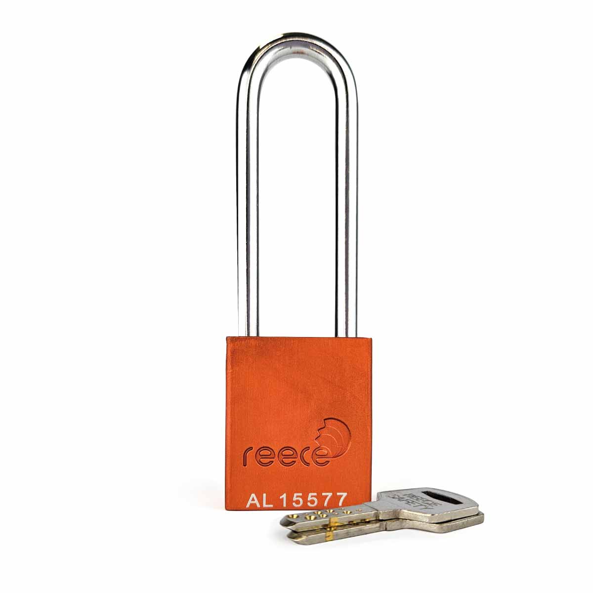 Orange REECE Aluminum Safety Long Padlock KTD