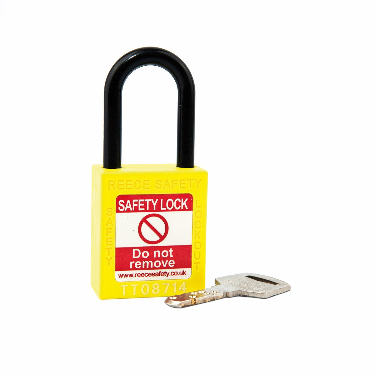 Yellow REECE Non-Conductive Safety Padlock KA SET