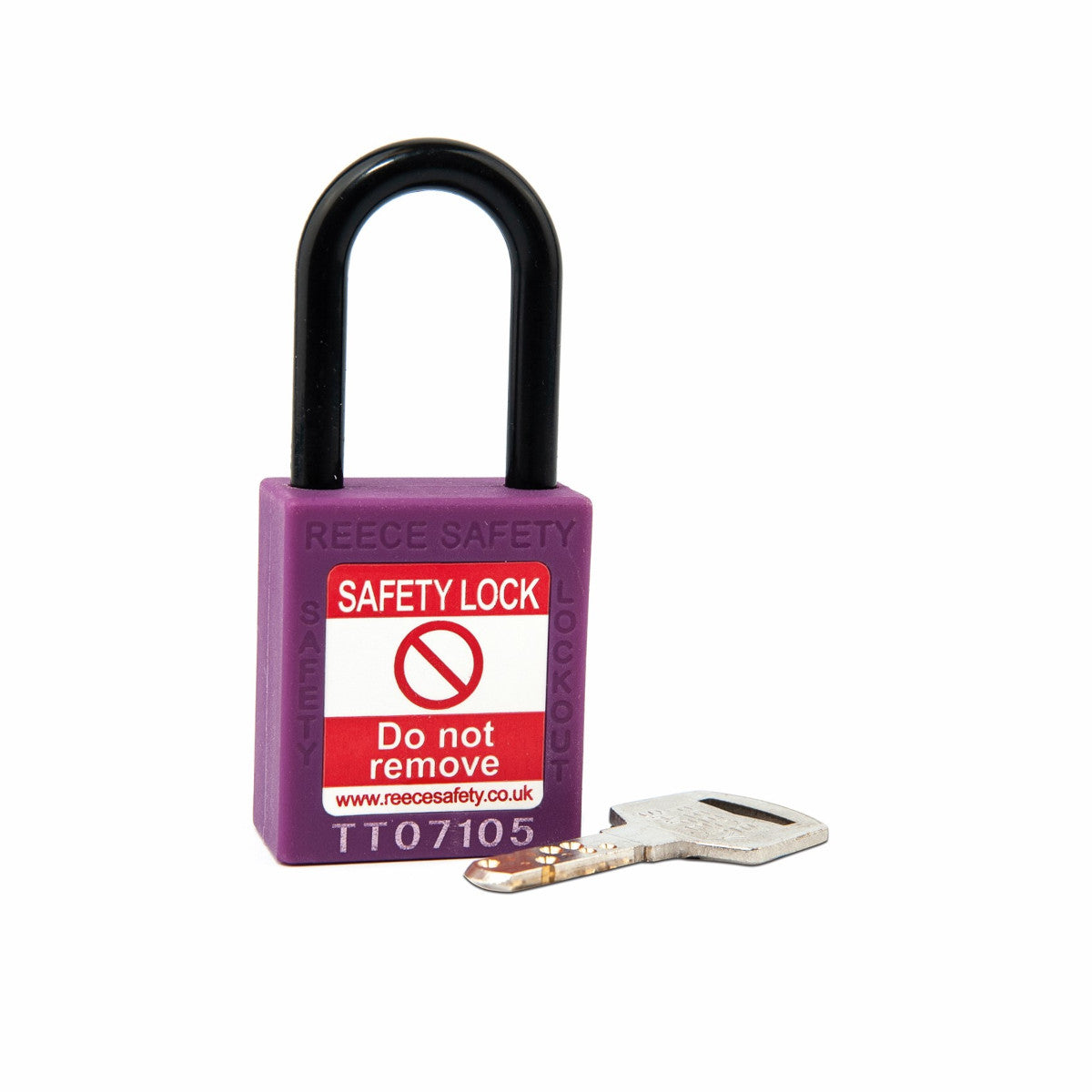 Purple REECE Non-Conductive Safety Padlock KA SET