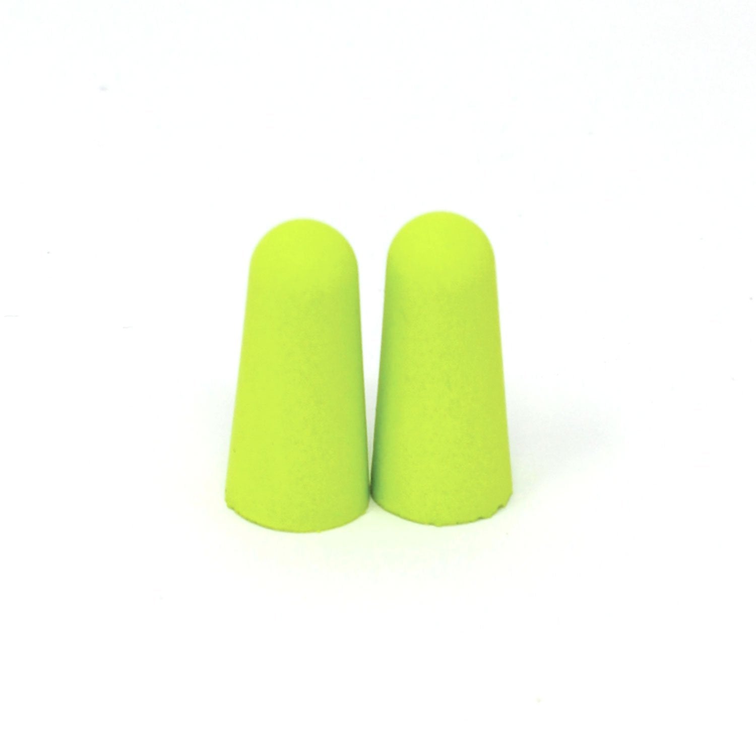 Uncorded Industrial Ear Plugs (Hi-Viz Green), 100 Pairs