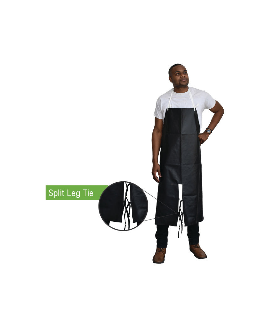 FR Black Neoprene Apron (Fire Retardant)