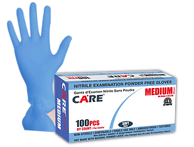 3 Mil Blue Nitrile Disposable