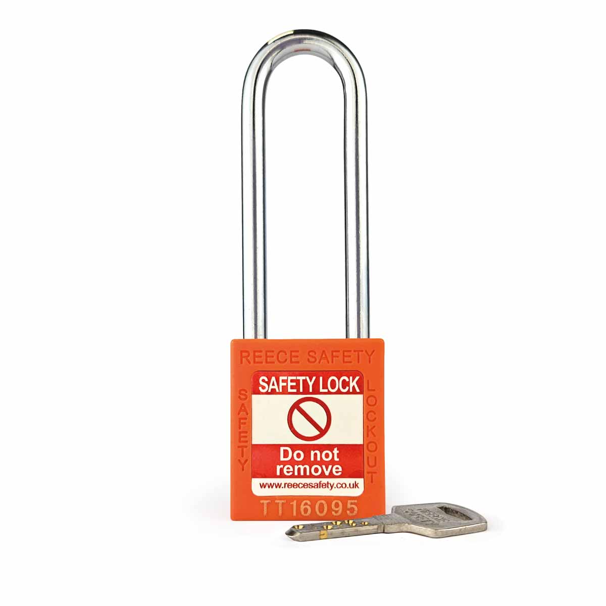 Orange REECE Nylon Safety Long Padlock KA