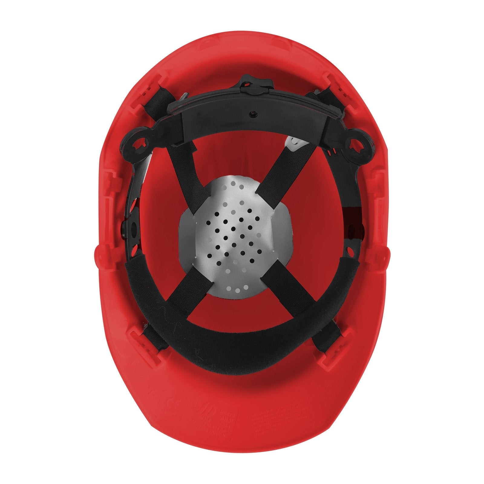 Red Cap Style Vented Hard Hat