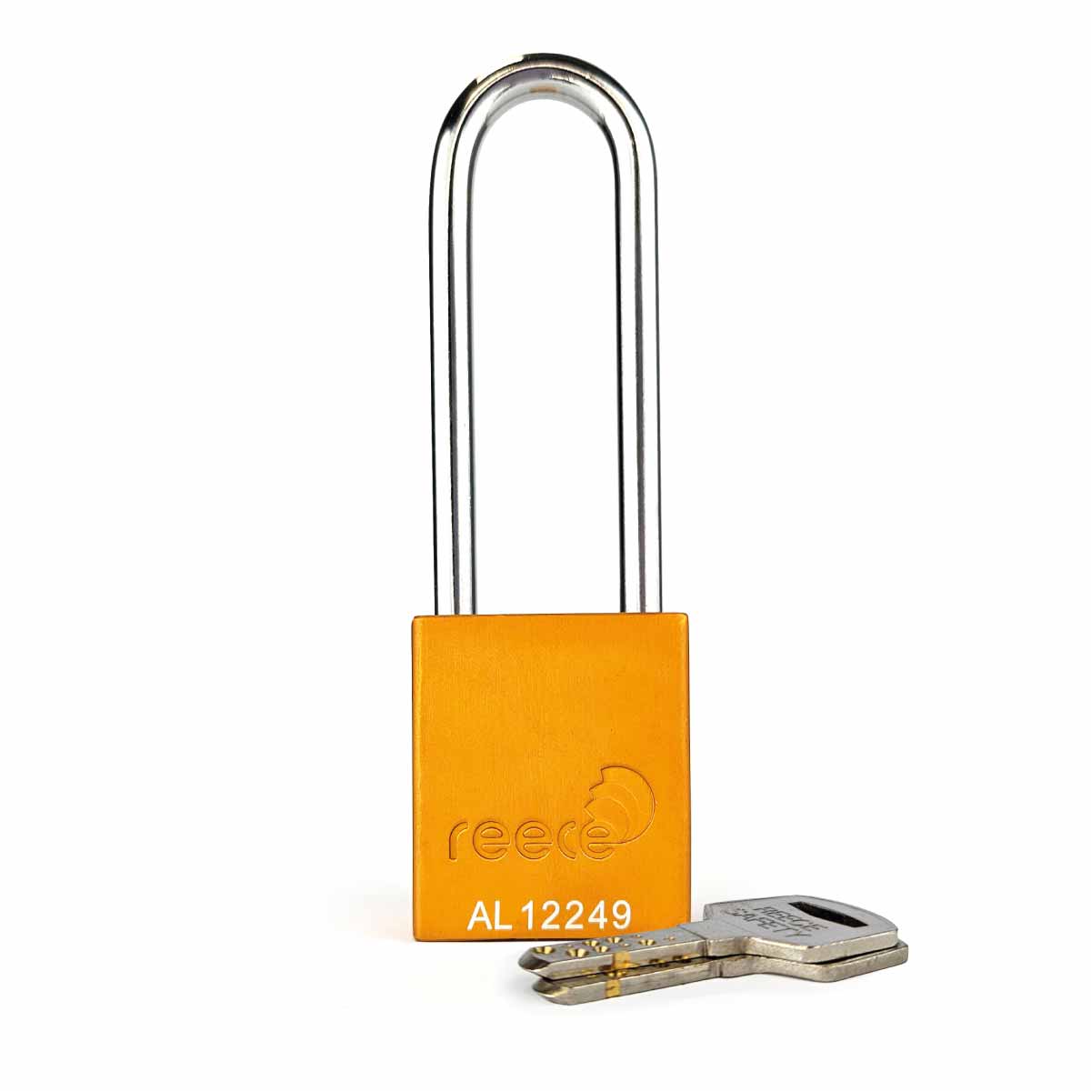 Yellow REECE Aluminum Safety Long Padlock KTD