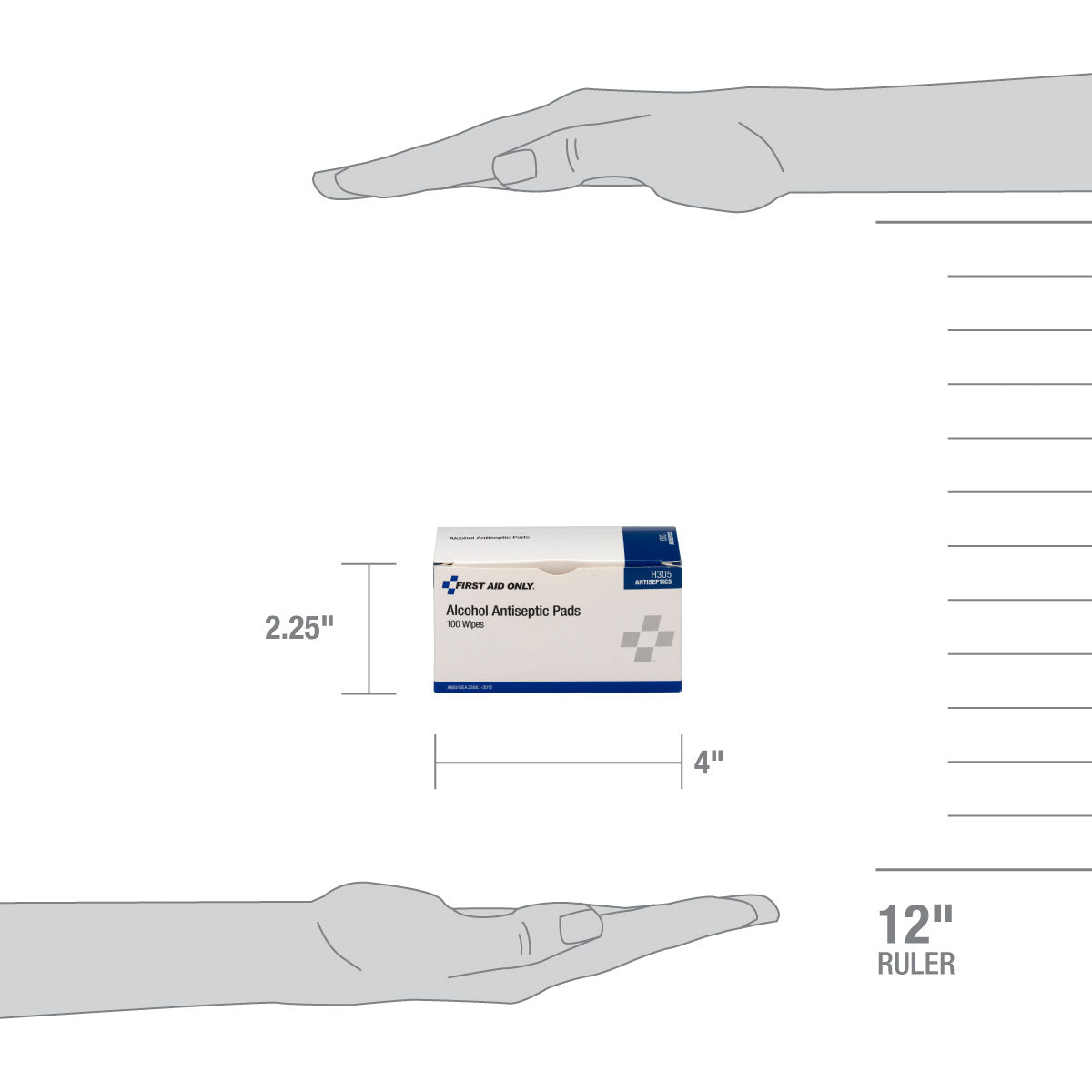 Alcohol Prep Pads, 100/box