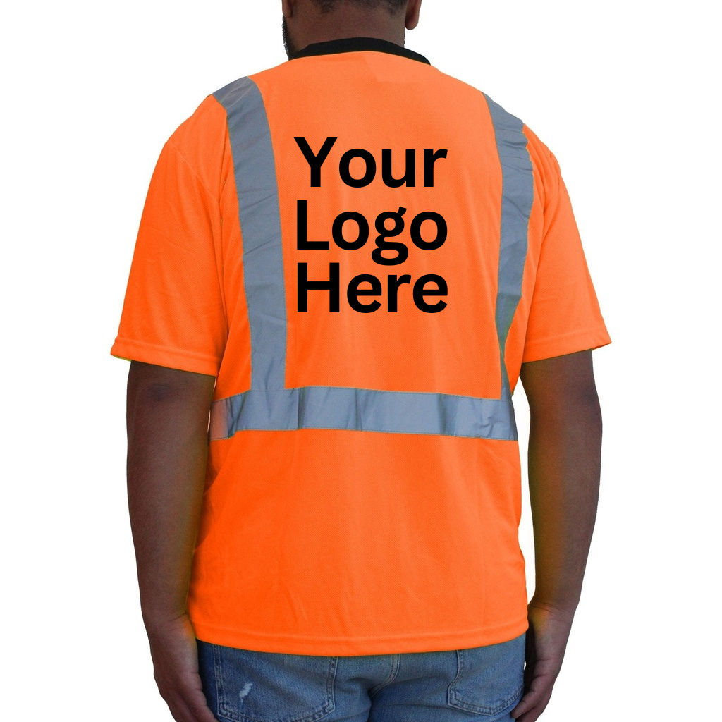 Hi-Viz Orange Class 2 Short Sleeve Mesh T-Shirt