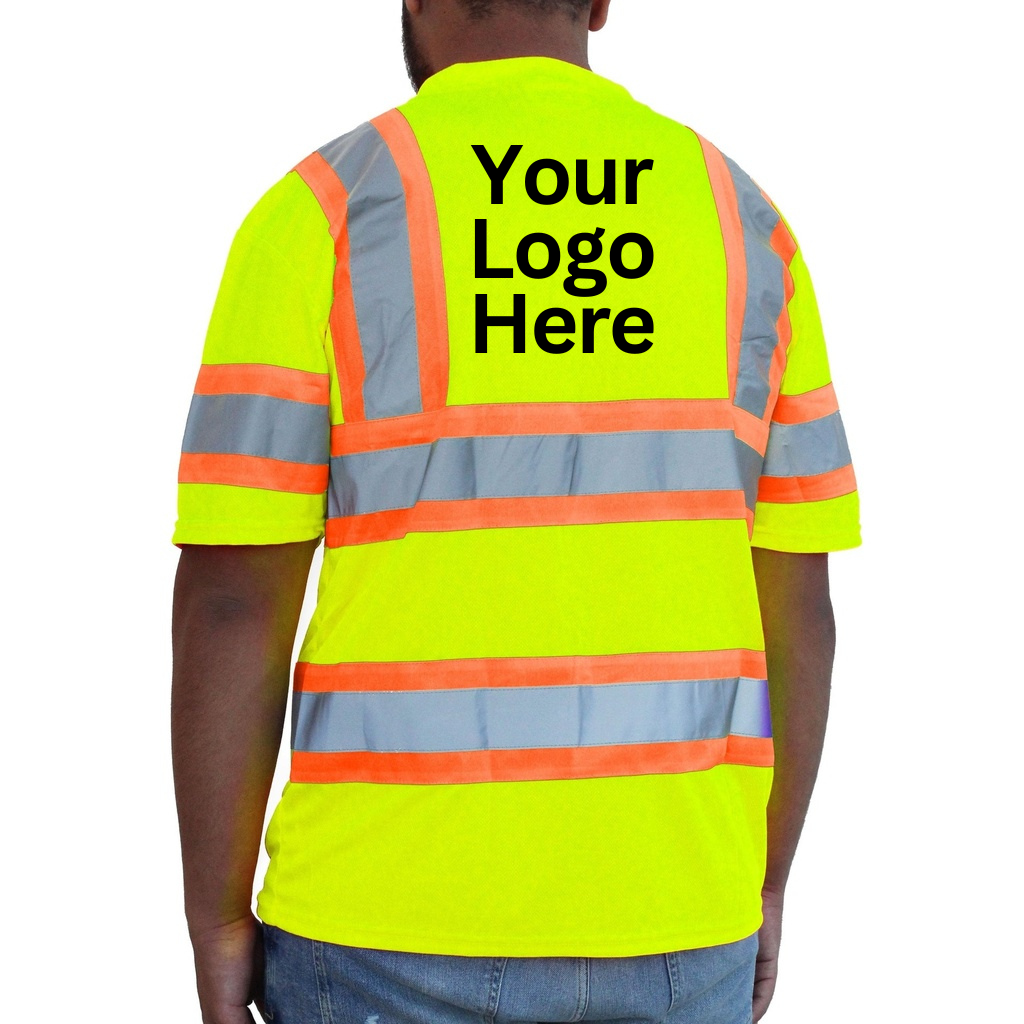 Hi-Viz Green Class 3 Short Sleeve Mesh T-Shirt