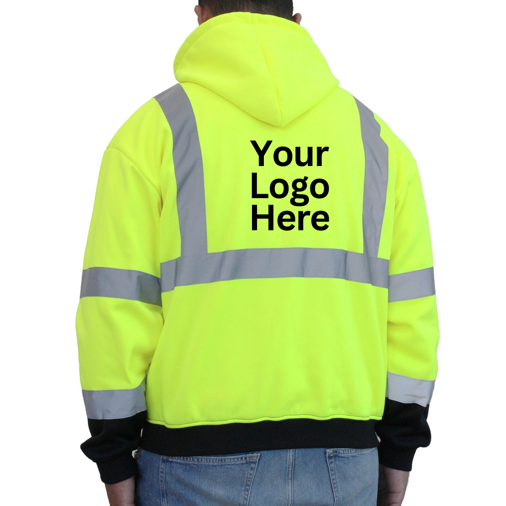 Hi-Viz Lime Green Class 3 Sweatshirt