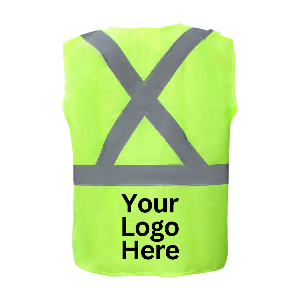 Hi-Viz Green Class 2 Reflective Vests (Velcro Closure)