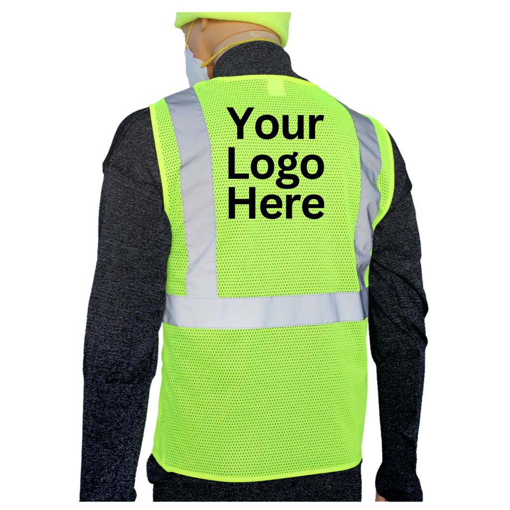 Class 2 Hi-Vis Yellow Breakaway Vest (5 Point Velcro)