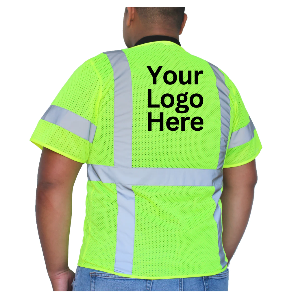 Class 3 - Hi Vis Green Vest With Sleeves (Multi-Pockets)