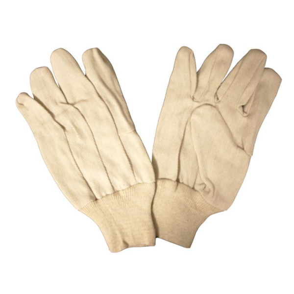 12 Pairs - Premium Polyester/Cotton Canvas Gloves