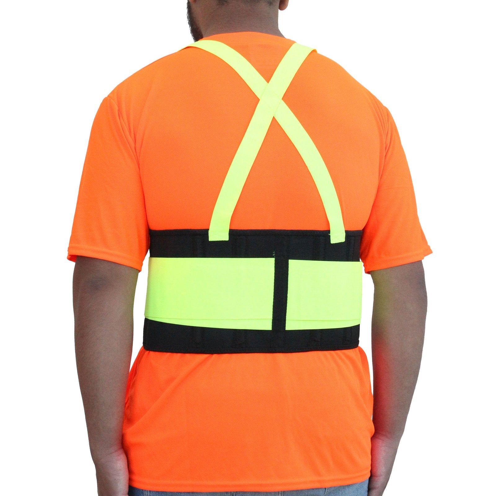 Hi-Vis Industrial Back Support Belt - Green