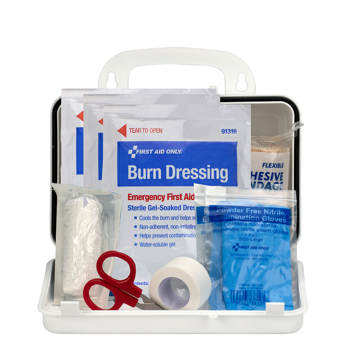 Burn Care Kit, Plastic Case