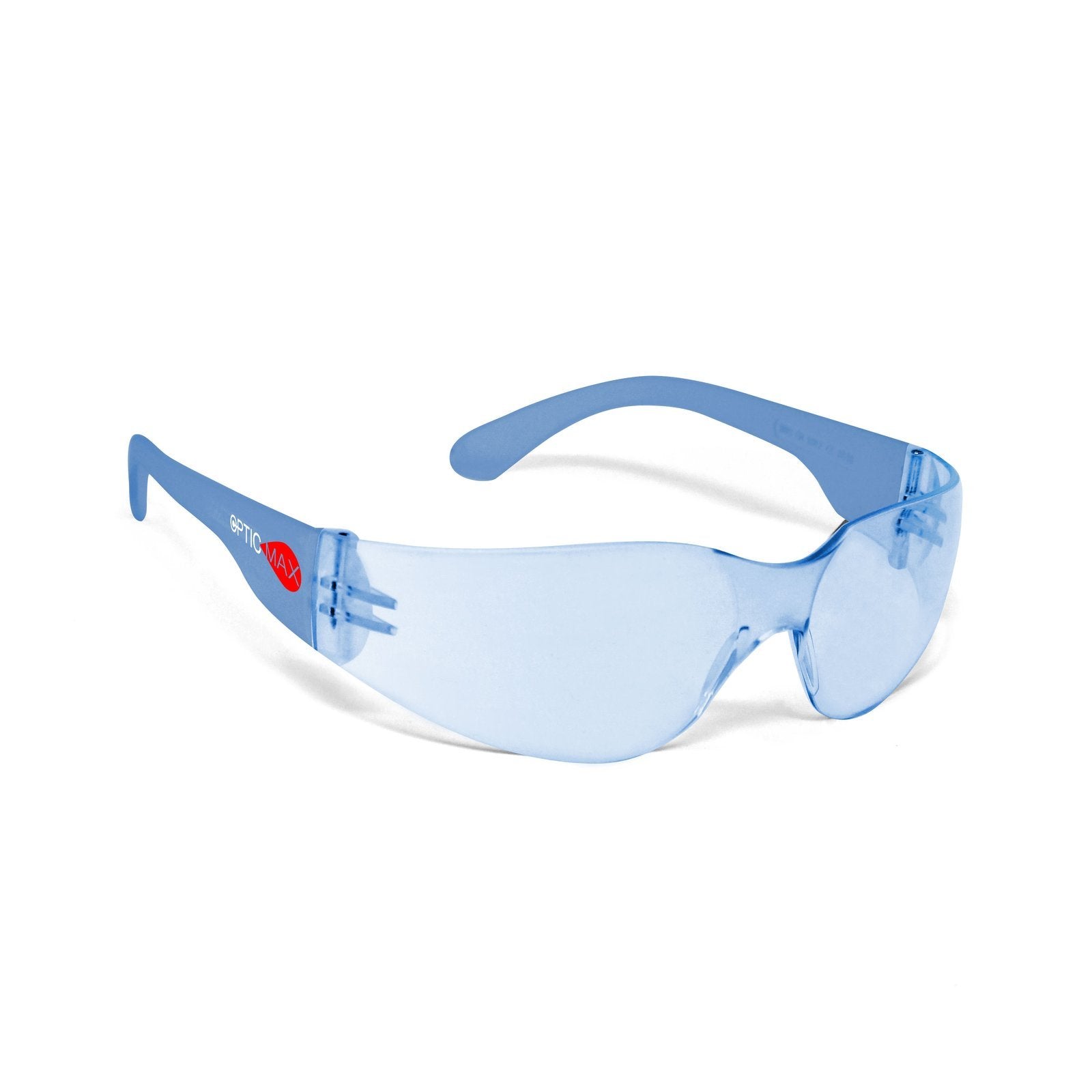 Light Blue Polycarbonate Safety Glasses