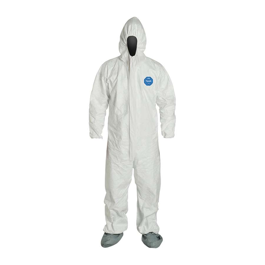 DuPont Tyvek Hooded White Coverall TY122S