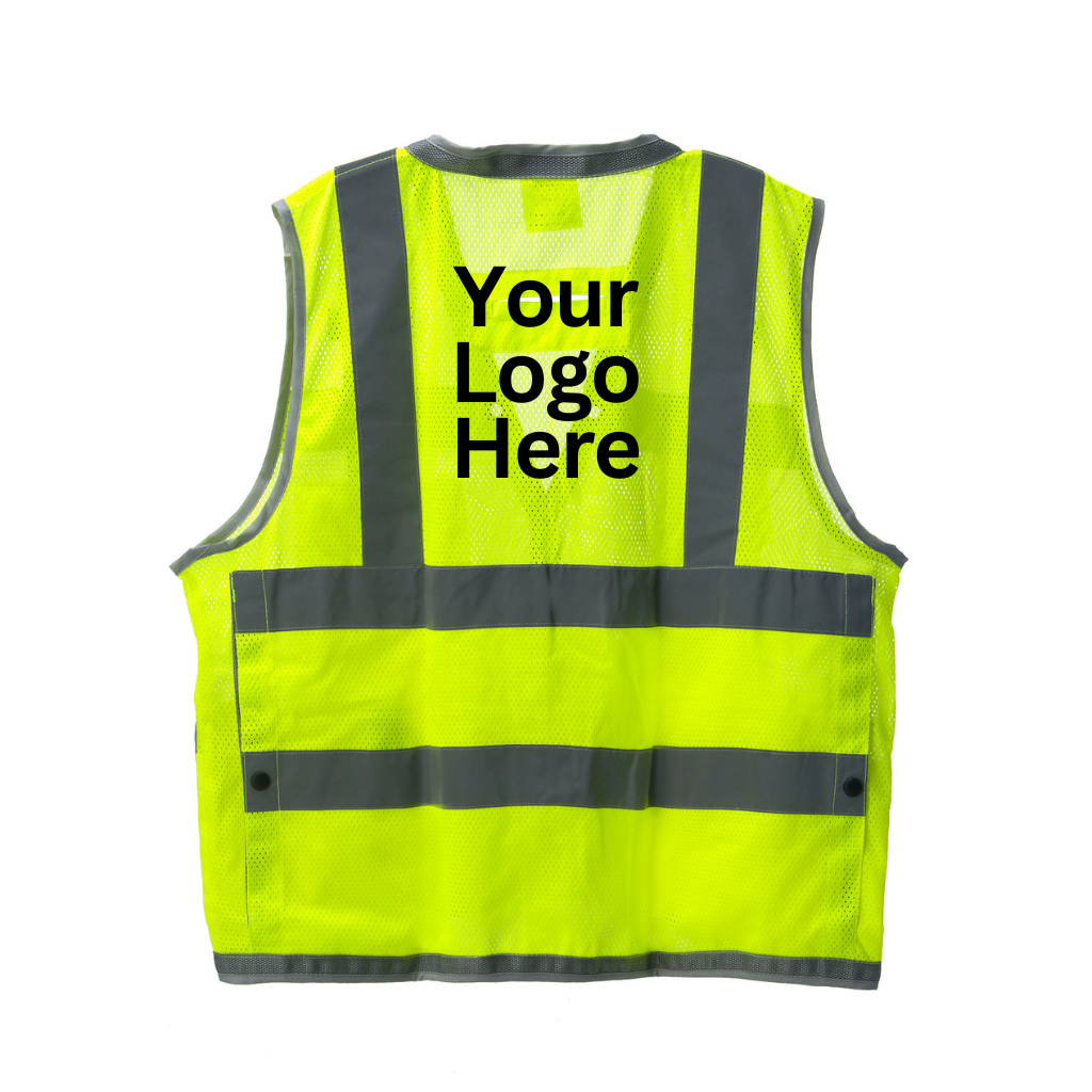 Class 2 Hi-Vis Lime Heavy Duty, Surveyor Vest