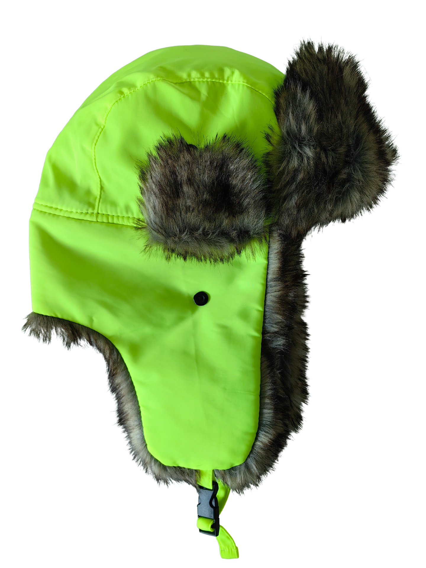 Hi Vis Trooper Hat - Faux Fur