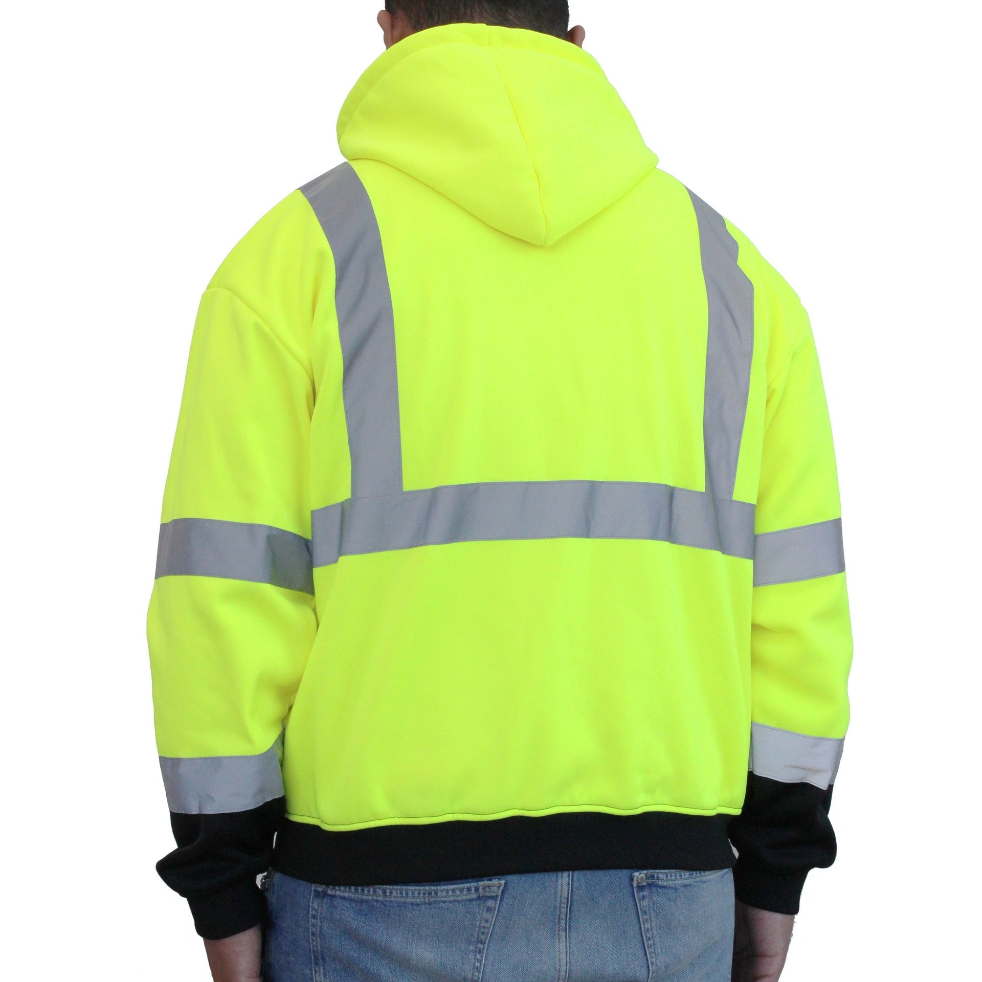 Hi-Viz Lime Green Class 3 Sweatshirt