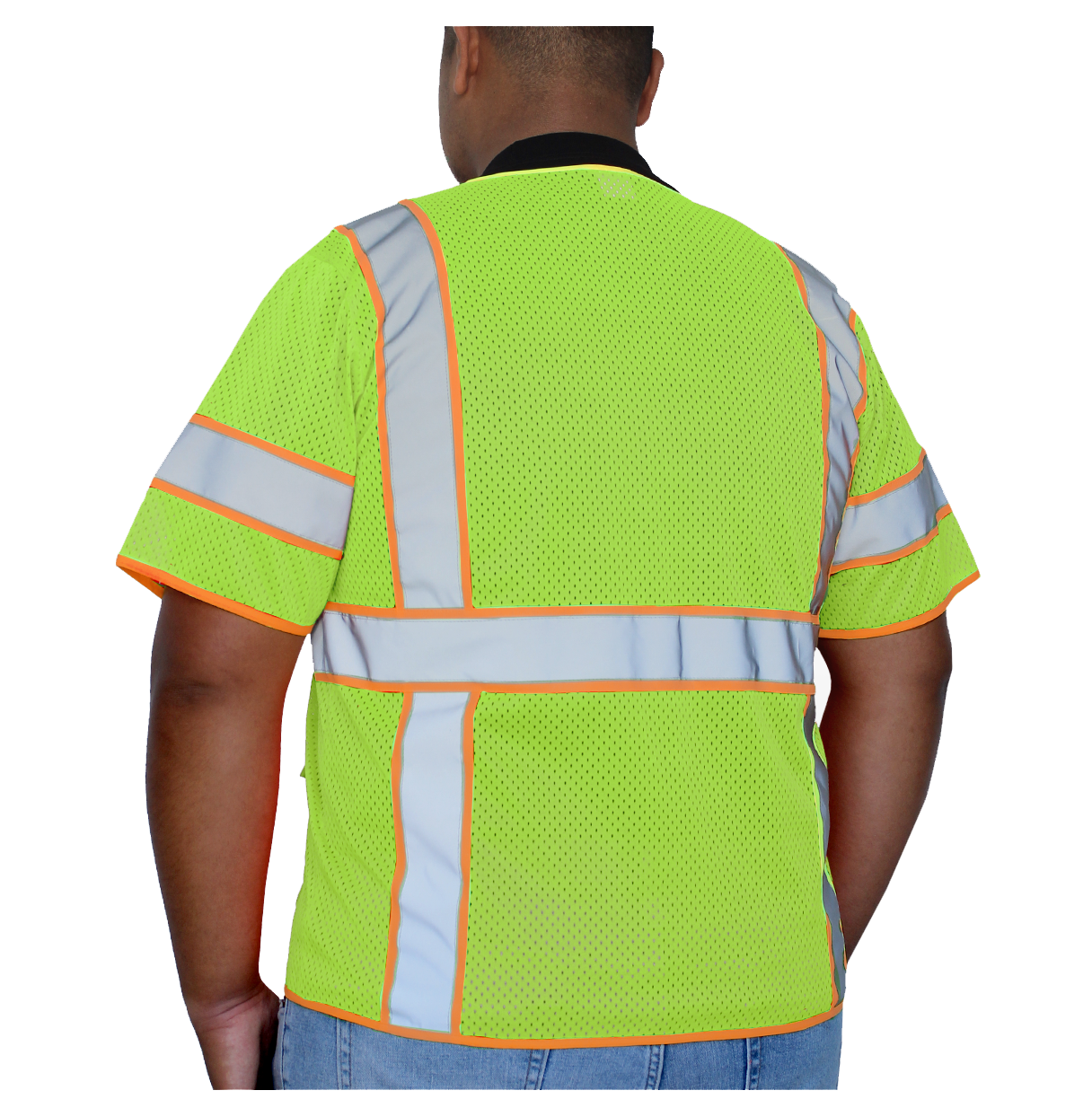 Class 3 Mesh Reflective Vest (Multi-Pockets)